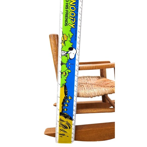 Vintage Miniature Wooden Doll Rocking Chair Woven Seat Wood Toy Bear Decor Prop - Picture 7 of 8